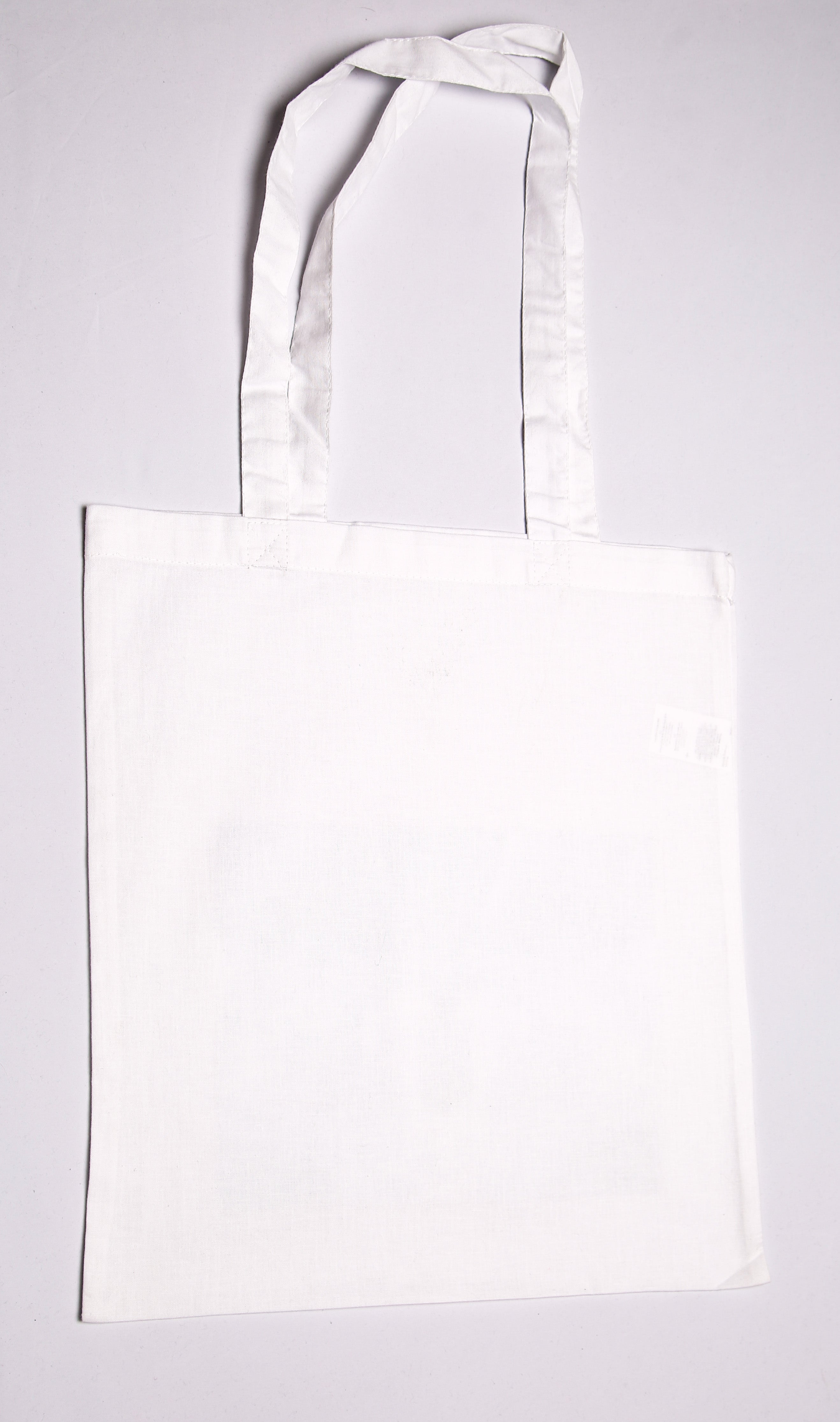 White cotton tote bag with fairy design