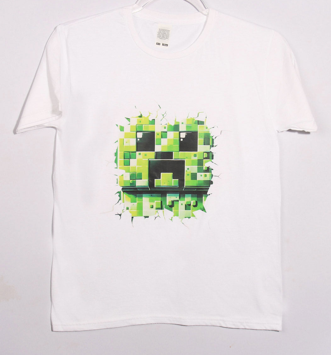 Brand new - White - Minecraft Sleeper T-shirt – Age 9-11