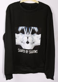 Shaped by Shadows Hoodie – Black Graphic Hoodie (Small)