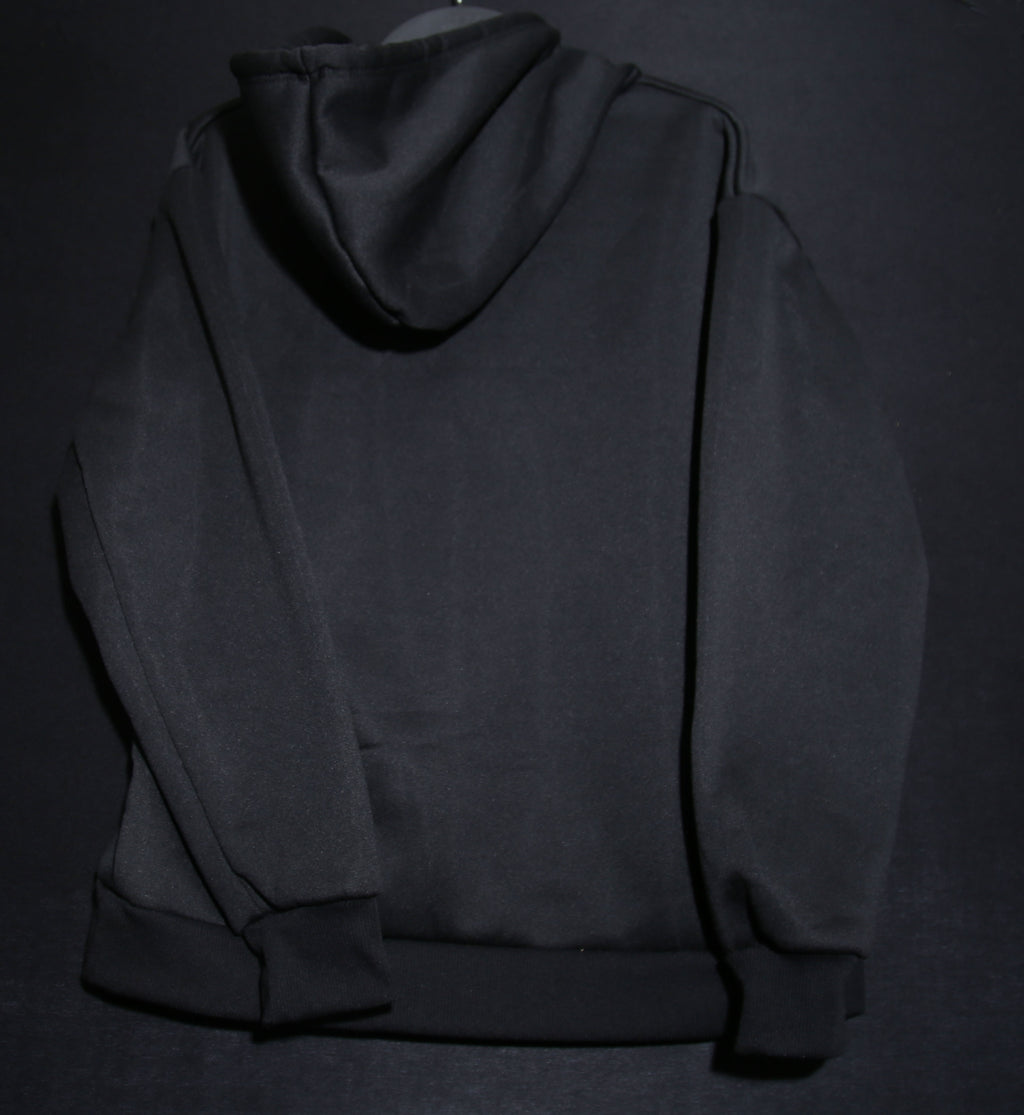 Black Butterfly Hoodie – Black Graphic Hoodie (Medium)