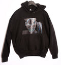 Neon Sunglasses Graphic Hoodie – Black Oversized Graphic Hoodie