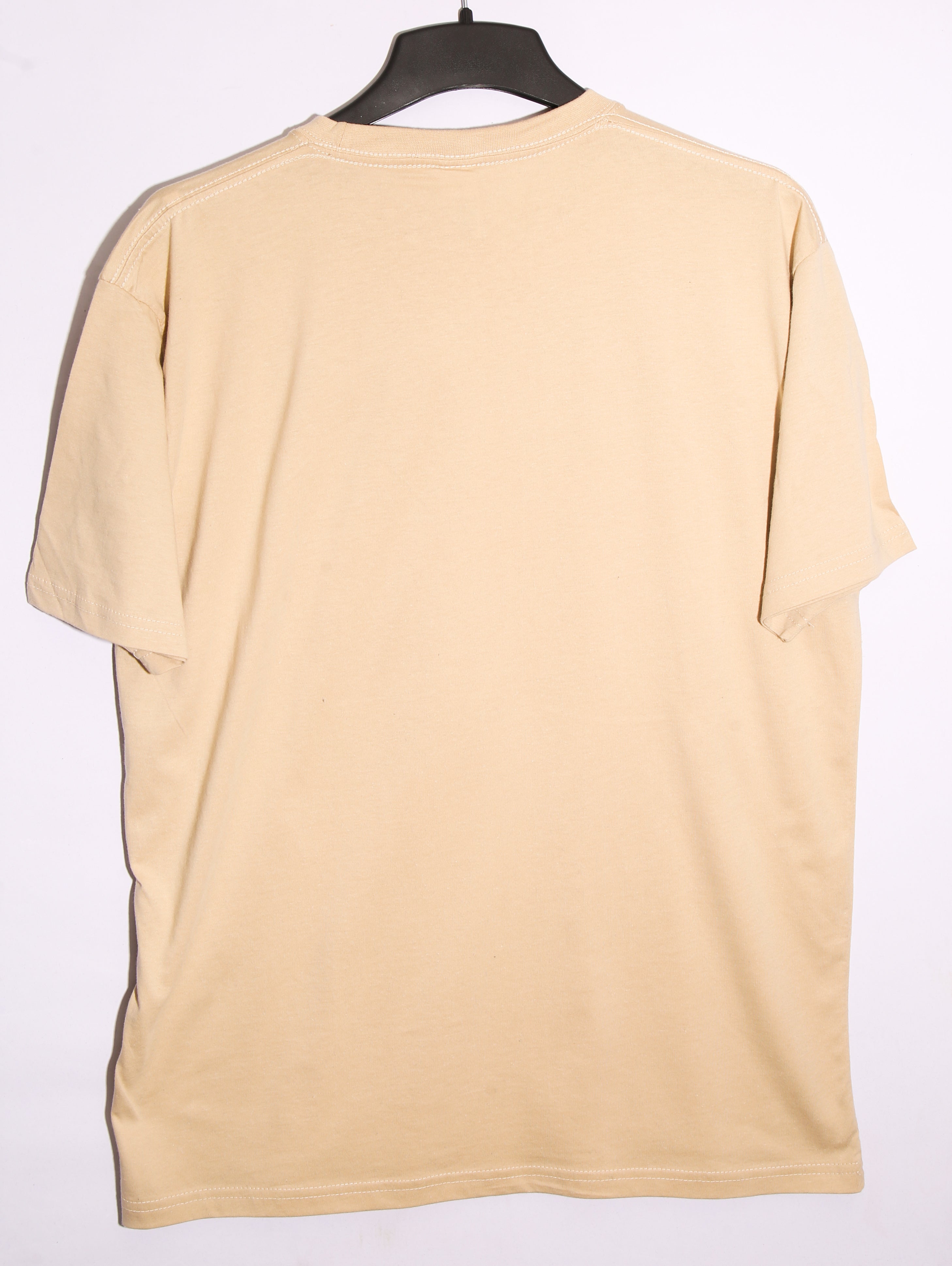 Skate Park Graphic T-Shirt – Beige Oversized Casual Graphic Tee