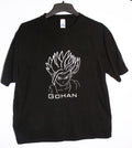 Dragon Ball Z Gohan Graphic T-Shirt – Black Oversized Anime Streetwear Tee (Unisex Fit)