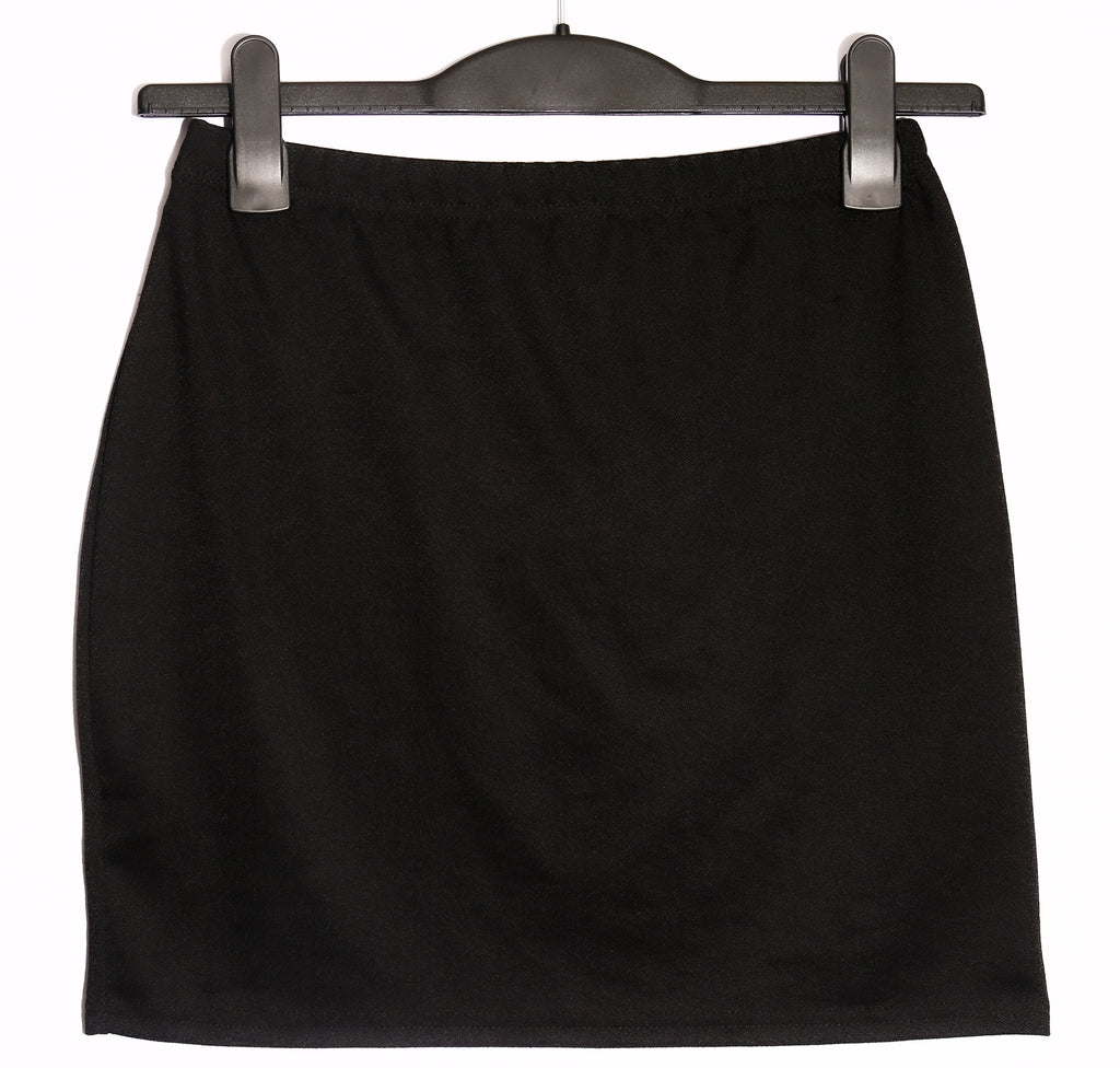 Two-Piece Crop Top & Skirt Set – Black Medusa Design Set (Size 12)