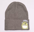 Grey Totoro Beanie – Grey Anime Knit Beanie (One Size)