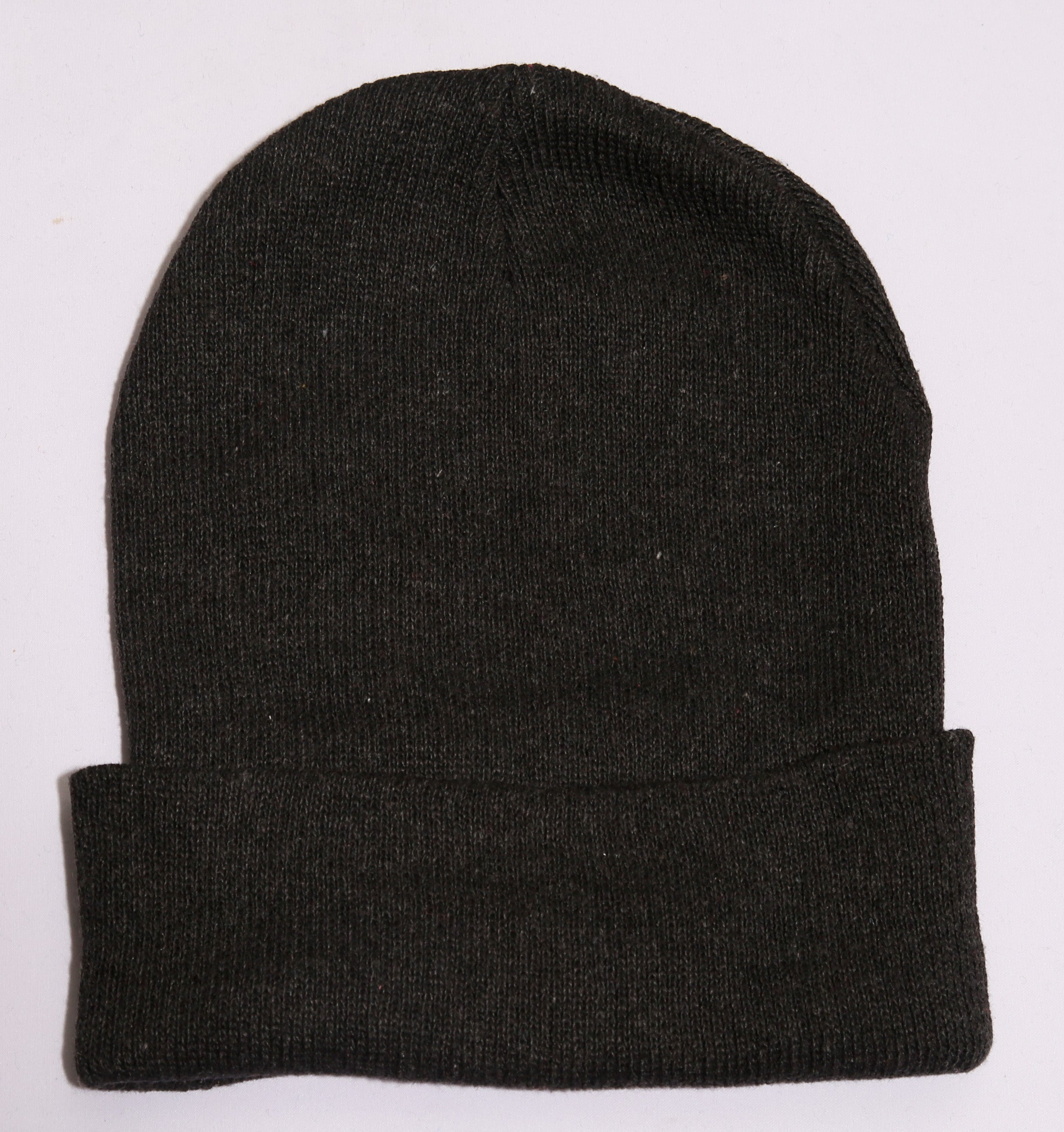 Grey Bart Beanie – Grey Graphic Knit Beanie (One Size)