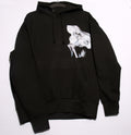 White Smoke Design Hoodie – Black Oversized Streetwear Graphic Hoodie (Unisex Fit)