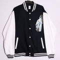 Varsity Jacket – Blue Oversized Classic Varsity Jacket (Unisex Fit)