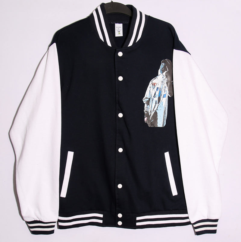 Varsity Jacket – Blue Oversized Classic Varsity Jacket (Unisex Fit)