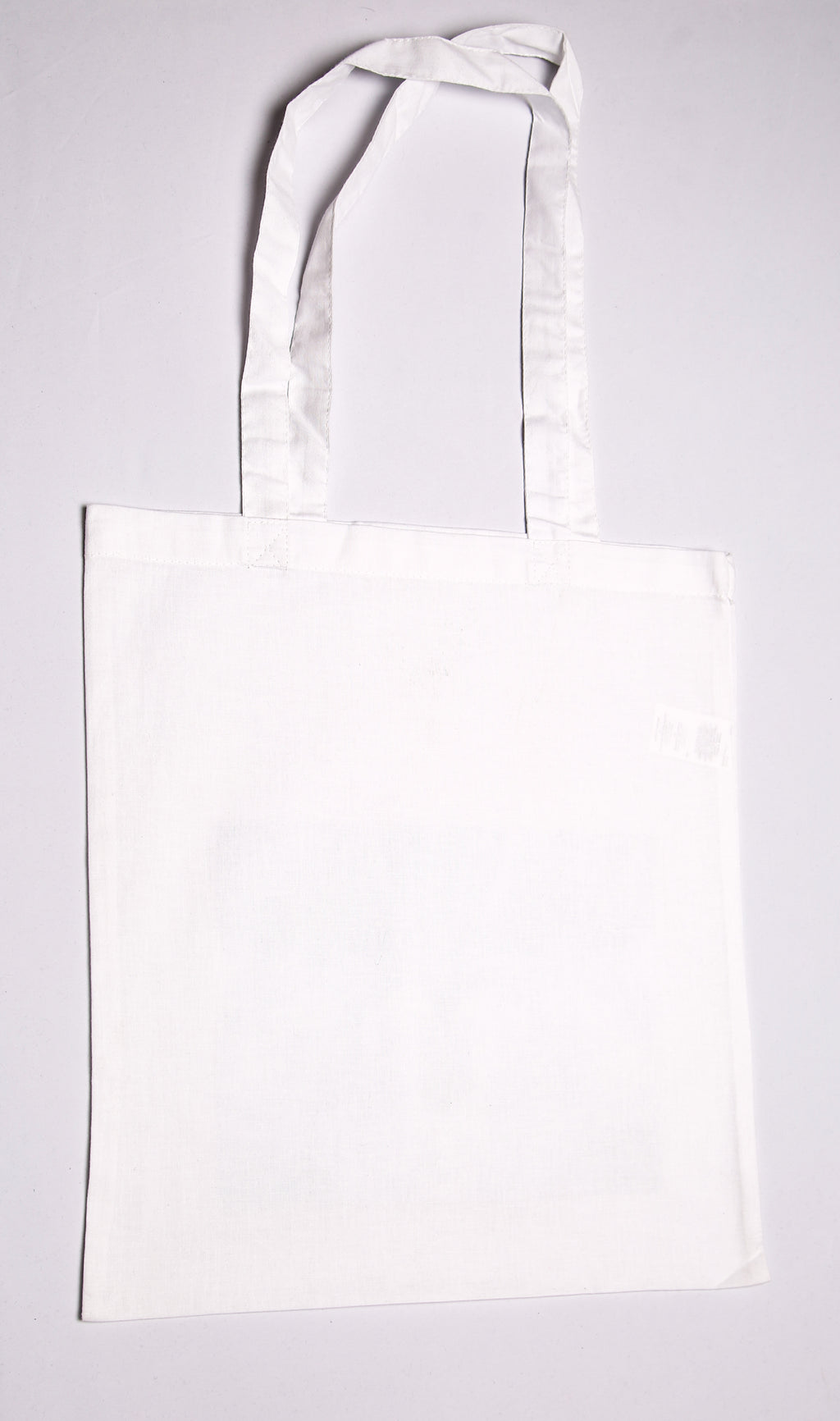 White cotton tote bag with fairy design