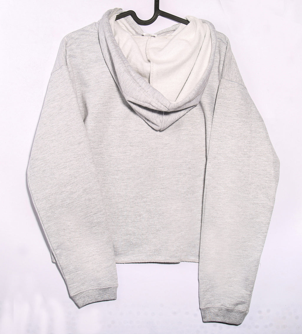 "Stronger than the Storm" - Womens Hoodie - Size 12/14 - Grey