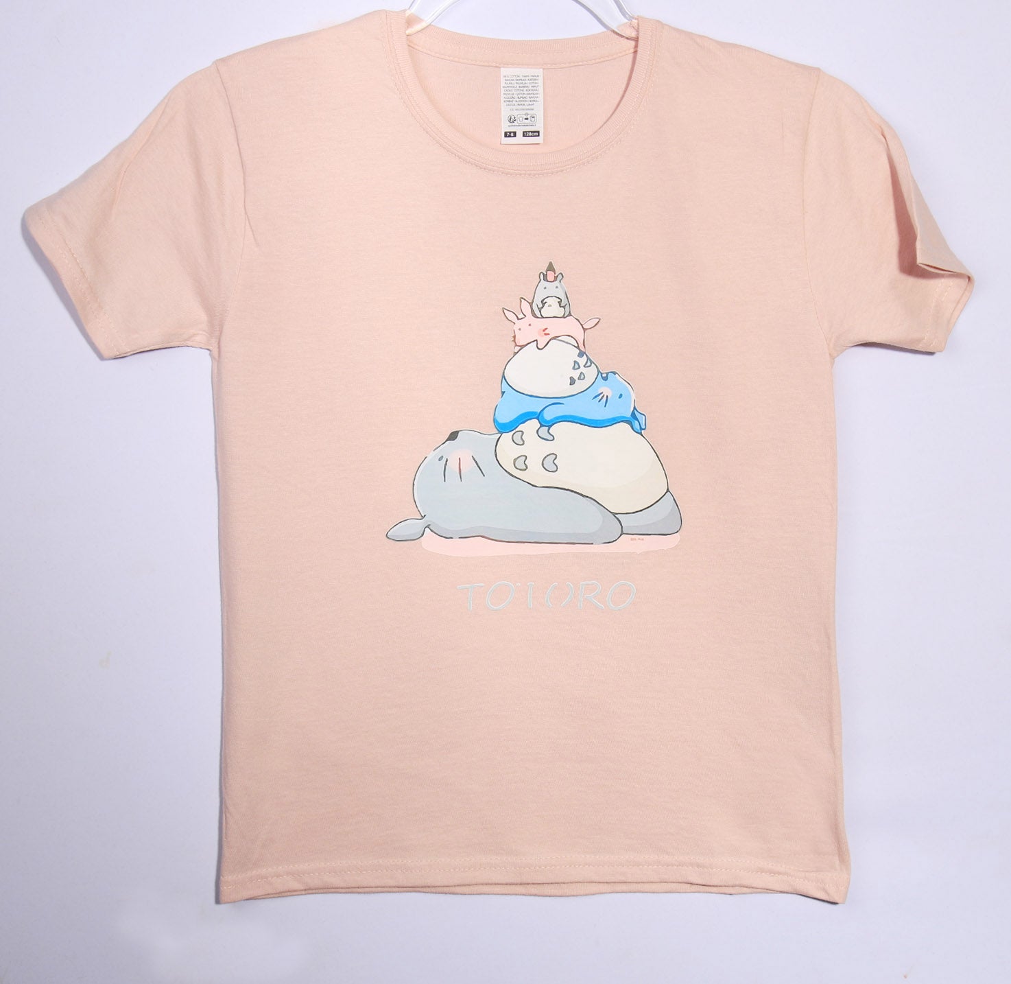 Brand New - Pink - Totoro Tee - Age 7-8